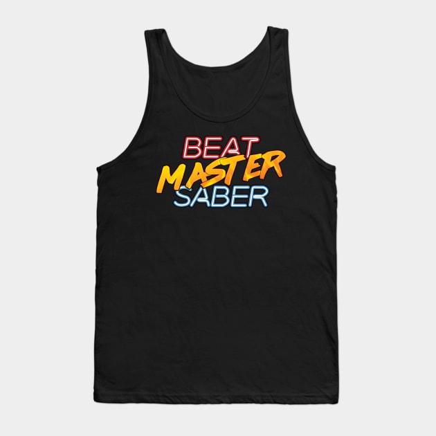 Beat Saber Master Tank Top by geekers25